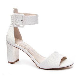 Chinese Laundry Rumor Sandal Heel White